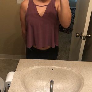 Cute plum top